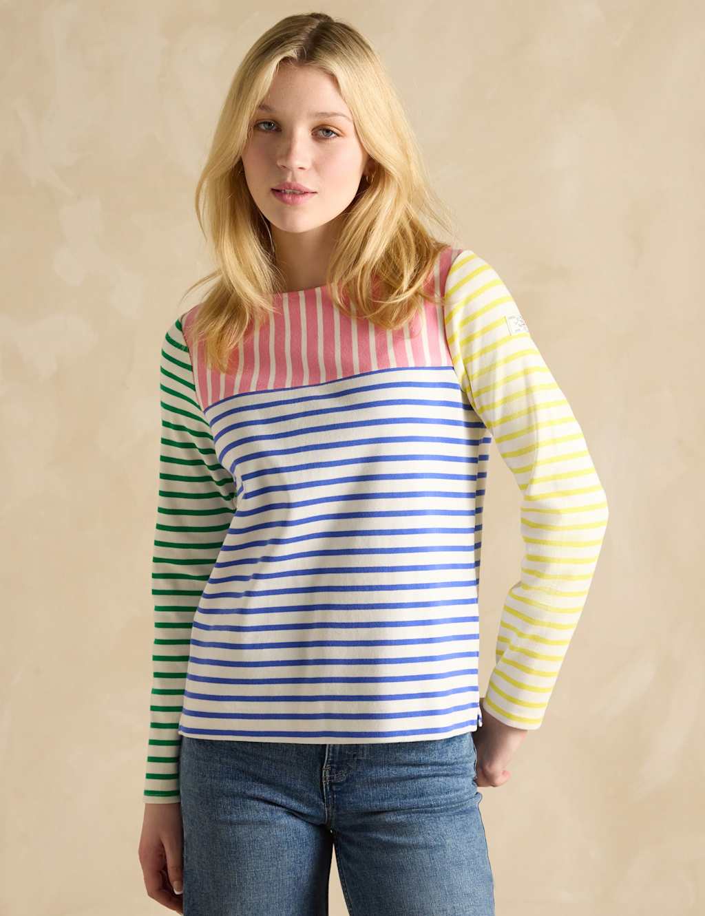 Pure Cotton Striped Top