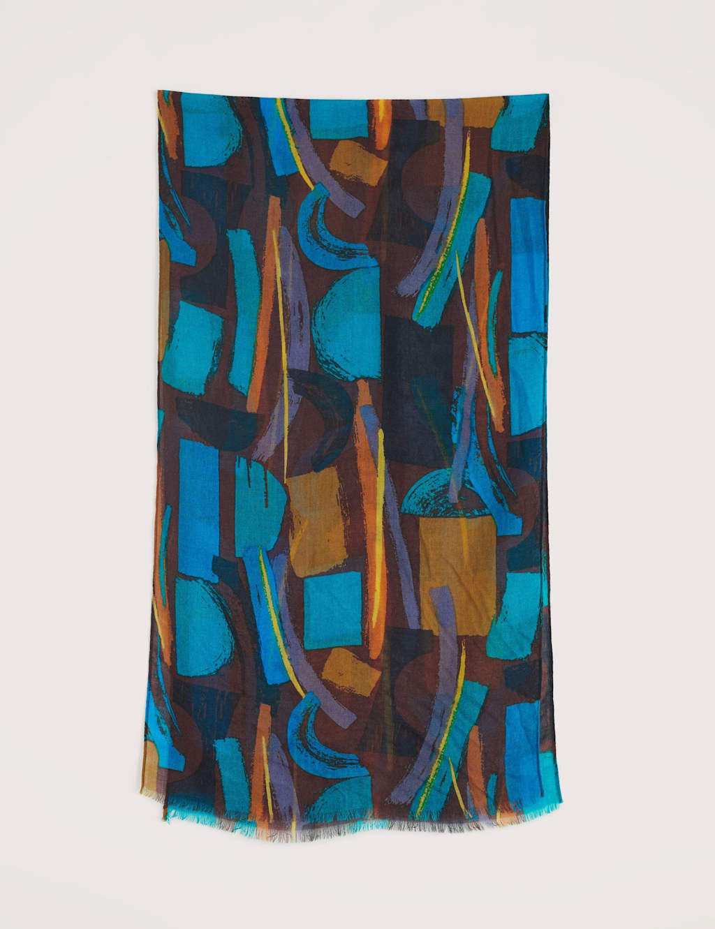 Seasalt Cornwall Pure Wool Printed Scarf Multi