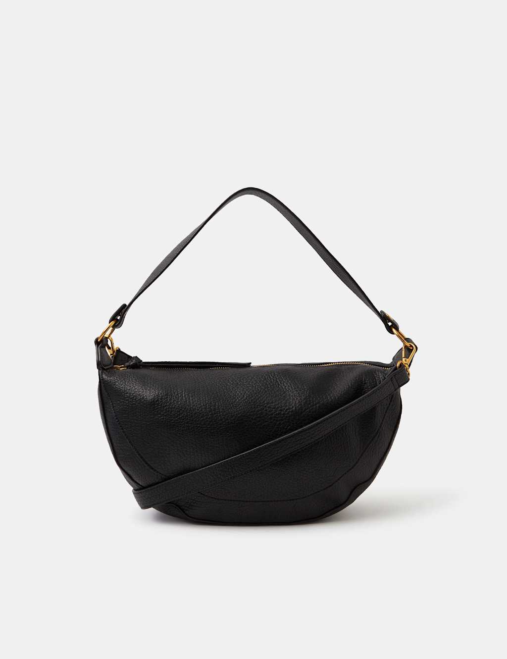 Accessorize Women's Faux Leather Cross Body Bag - Black - Available at M&S
