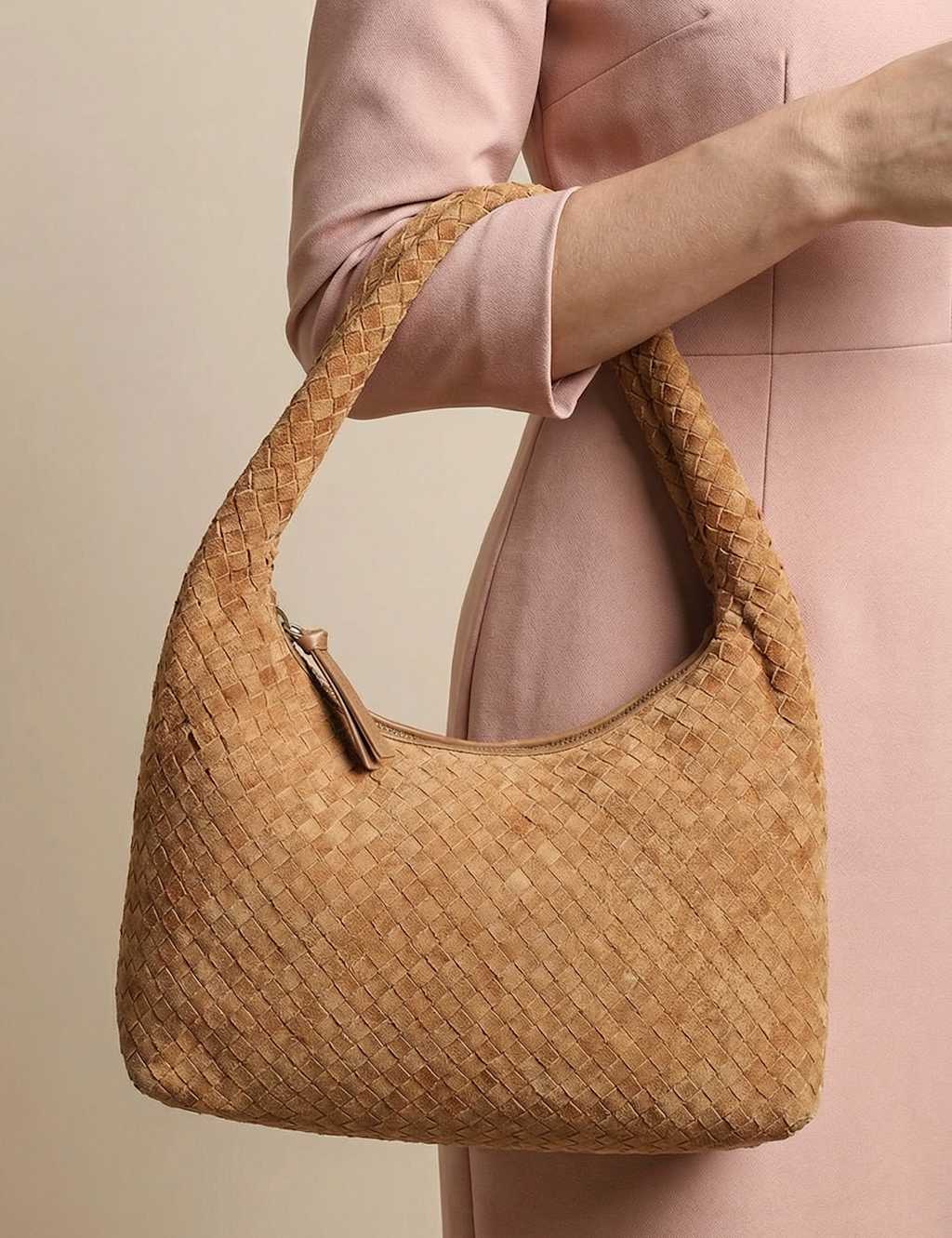 Jones Bootmaker Women's Leather Shoulder Bag - Tan - Available at M&S