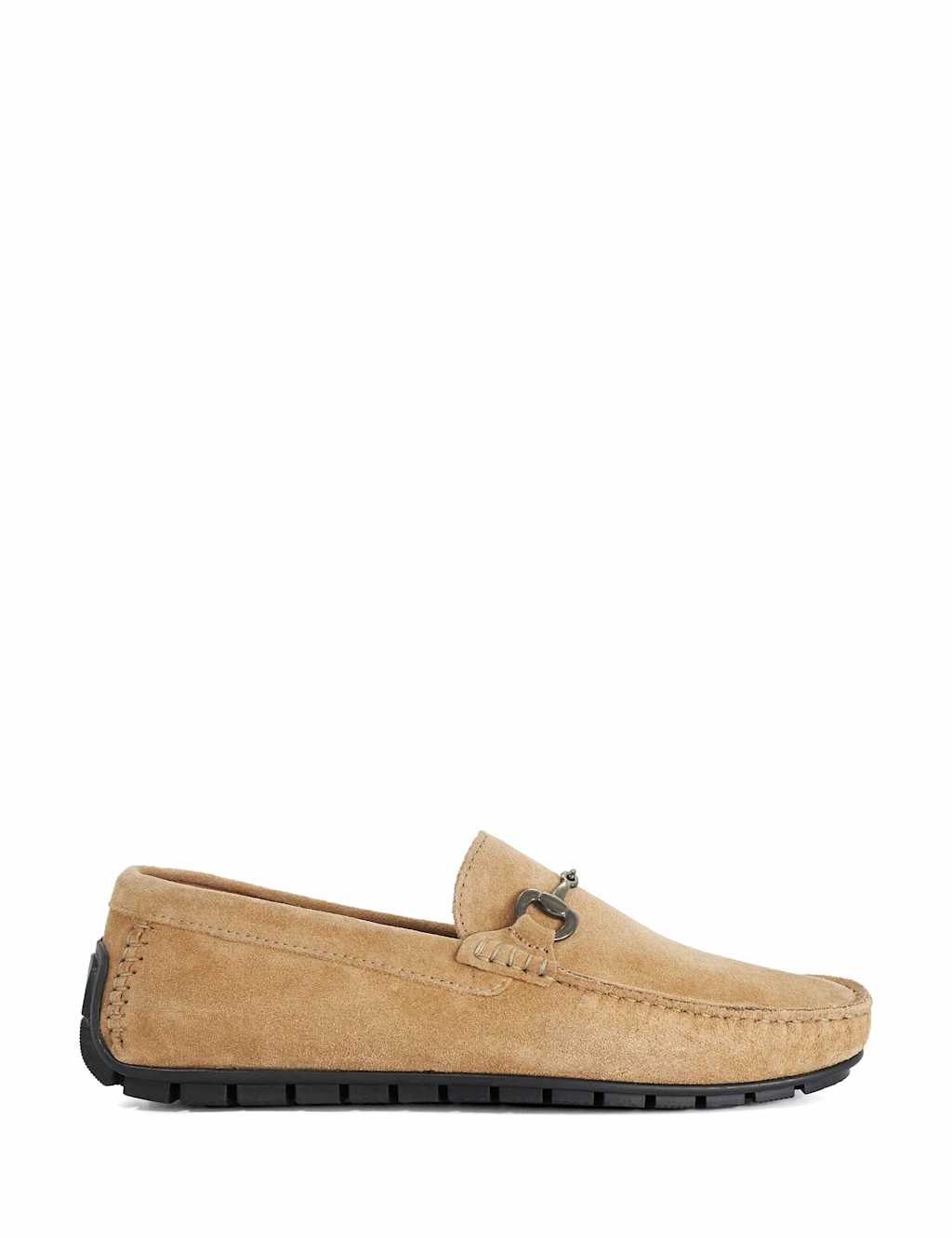 Dune London Men's Suede Slip On Loafers - 9 - Taupe - Available at M&S