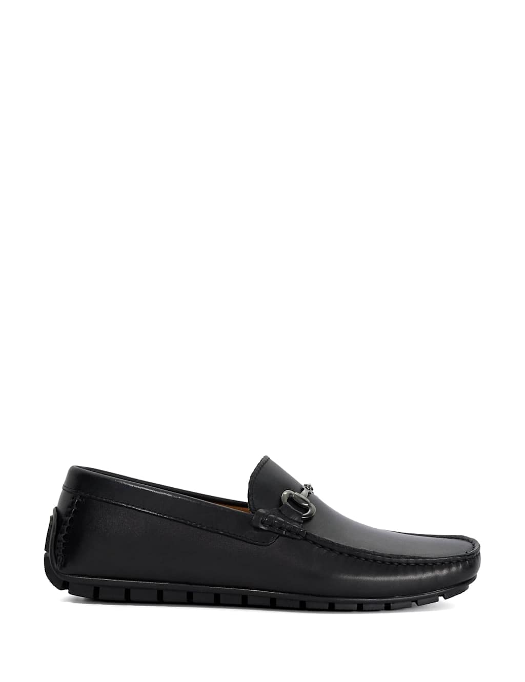 Dune London Men's Suede Slip On Loafers - 10 - Black - Available at M&S