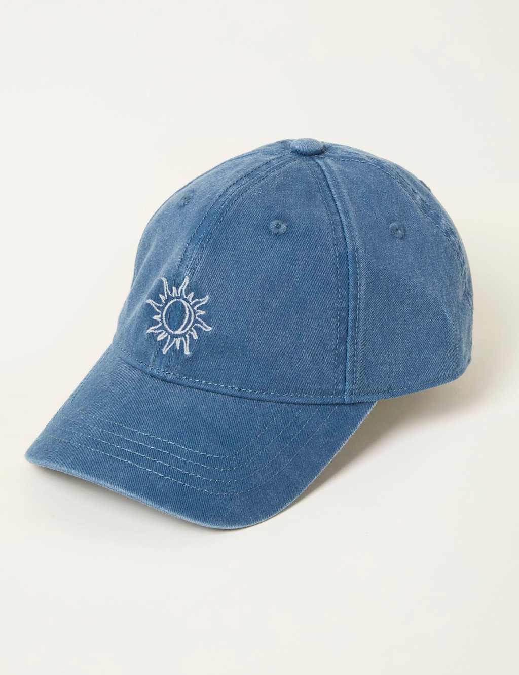 Fatface Women's Pure Cotton Baseball Cap - Blue Mix - Available at M&S