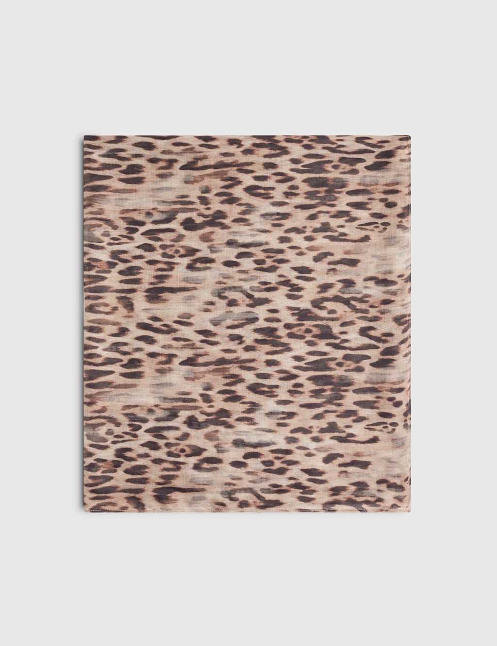 River Island Women's Woven Leopard Print Large Scarf - Beige Mix - Available at M&S