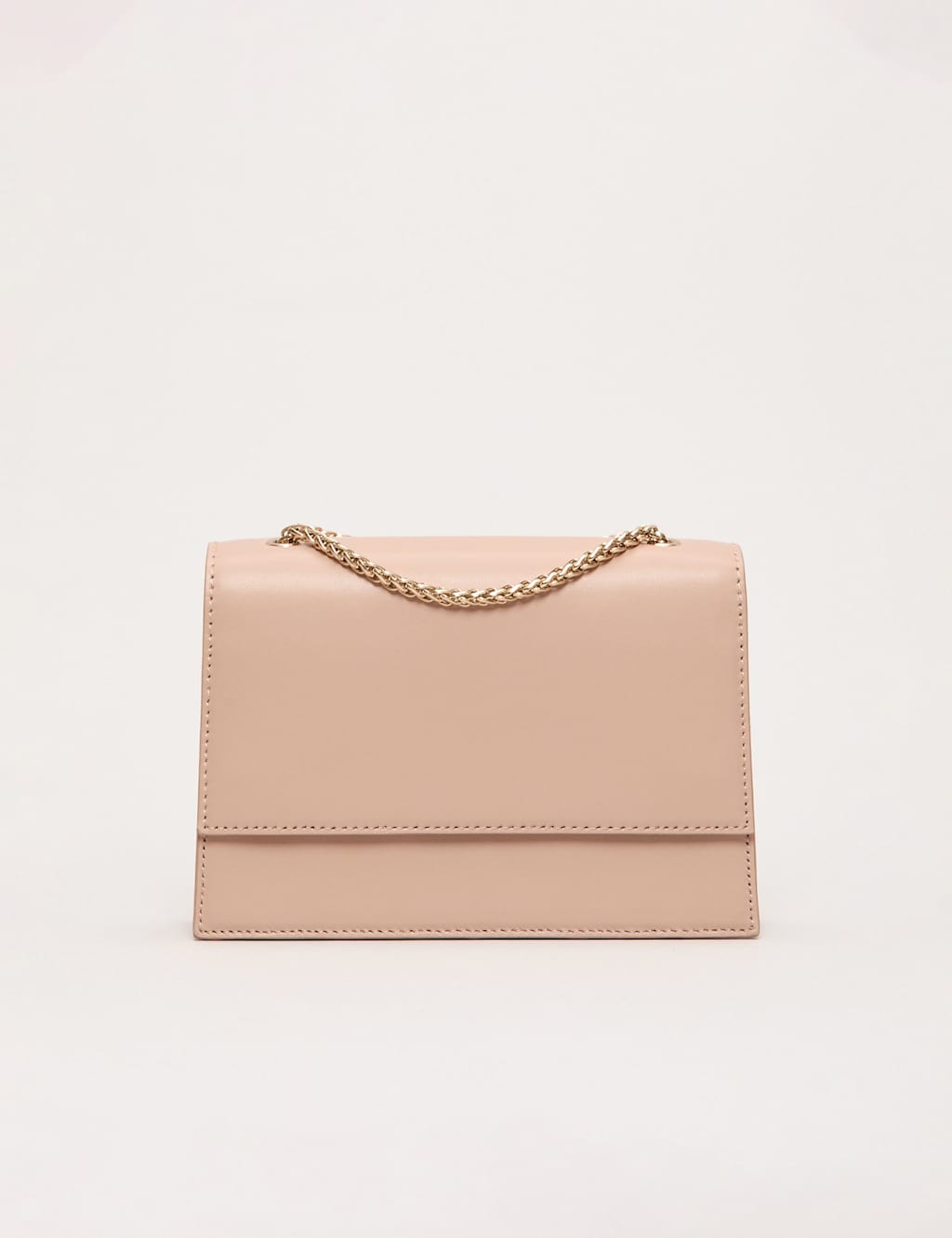 Phase Eight Women's Leather Double Chain Clutch Bag - Neutral - Available at M&S