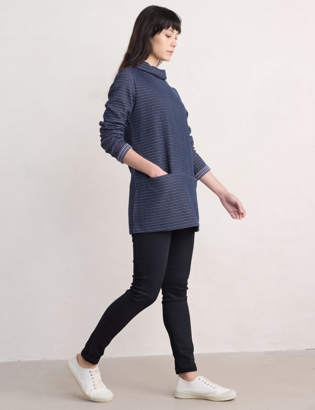 Pure Cotton Jacquard Tunic