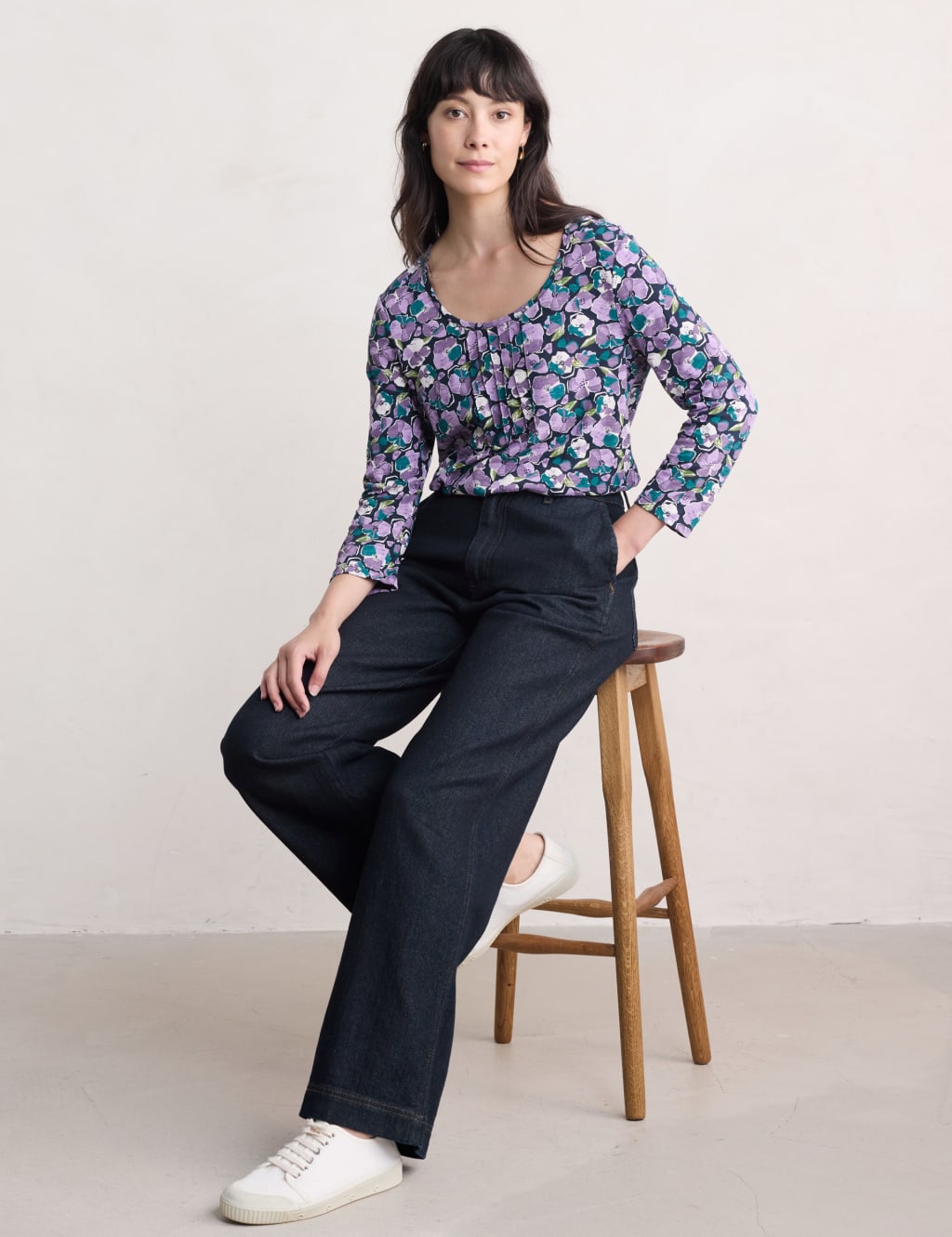 Pure Cotton Floral Tunic