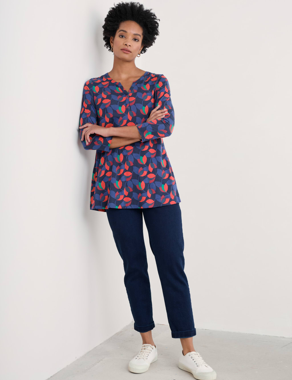 Jersey Floral Top