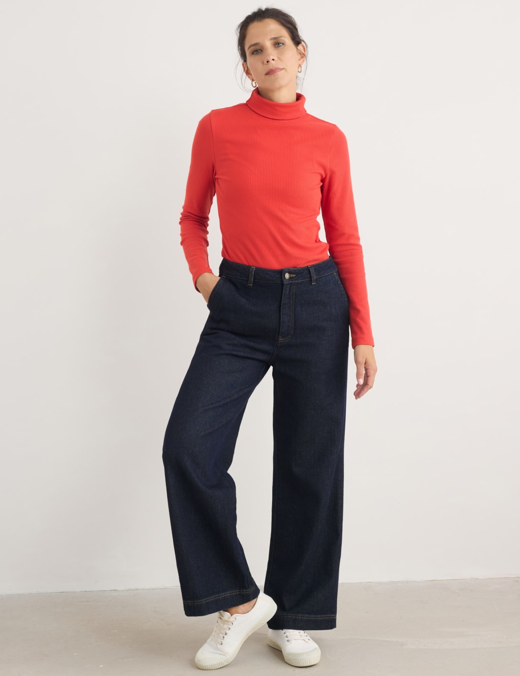 High Waisted Wide Leg Jeans