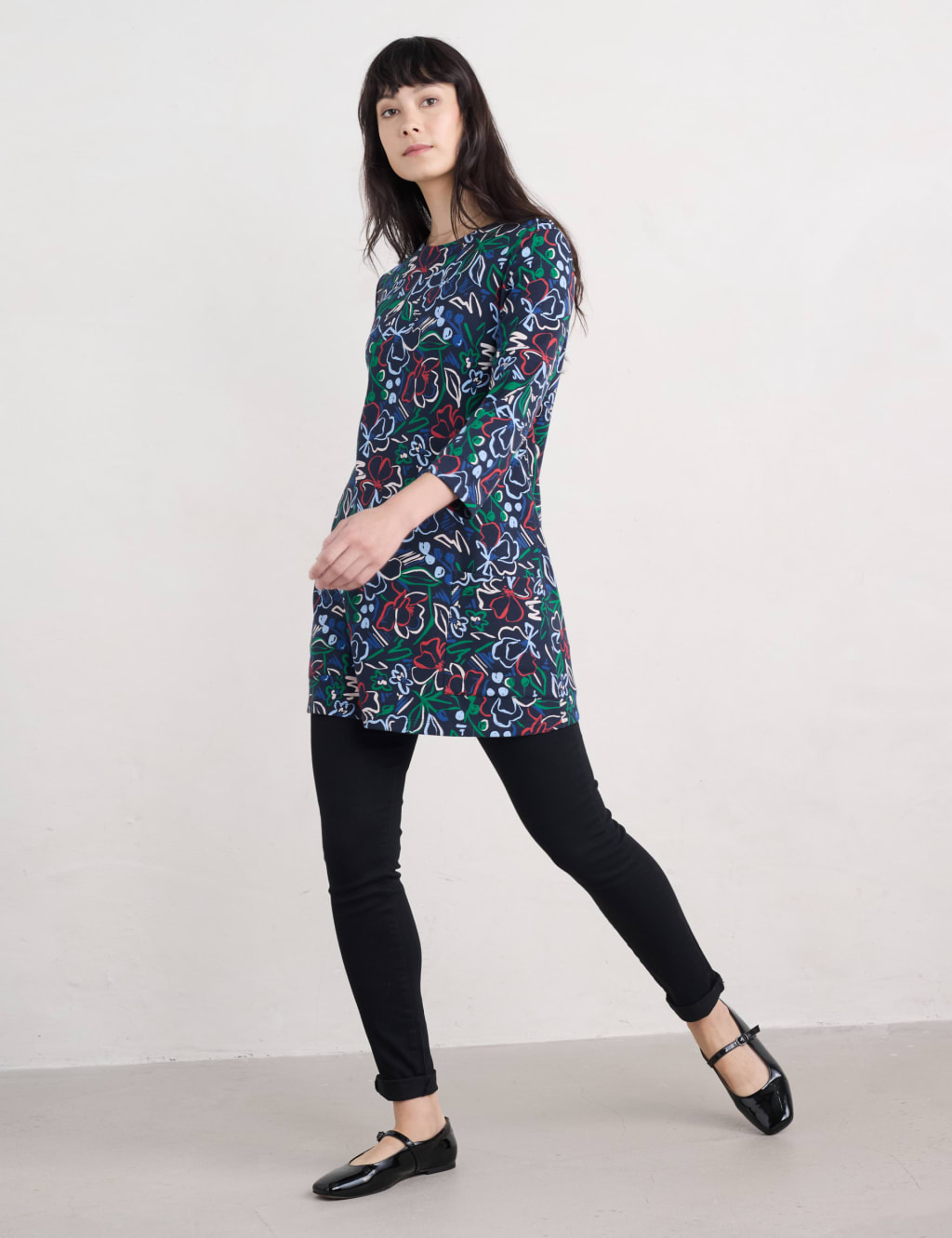 Jersey Floral Tunic