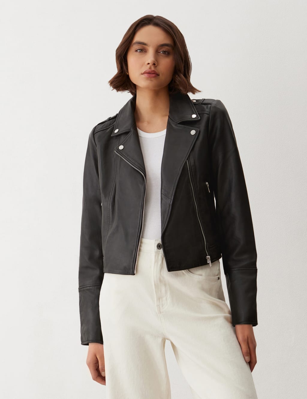 Leather Biker Jacket