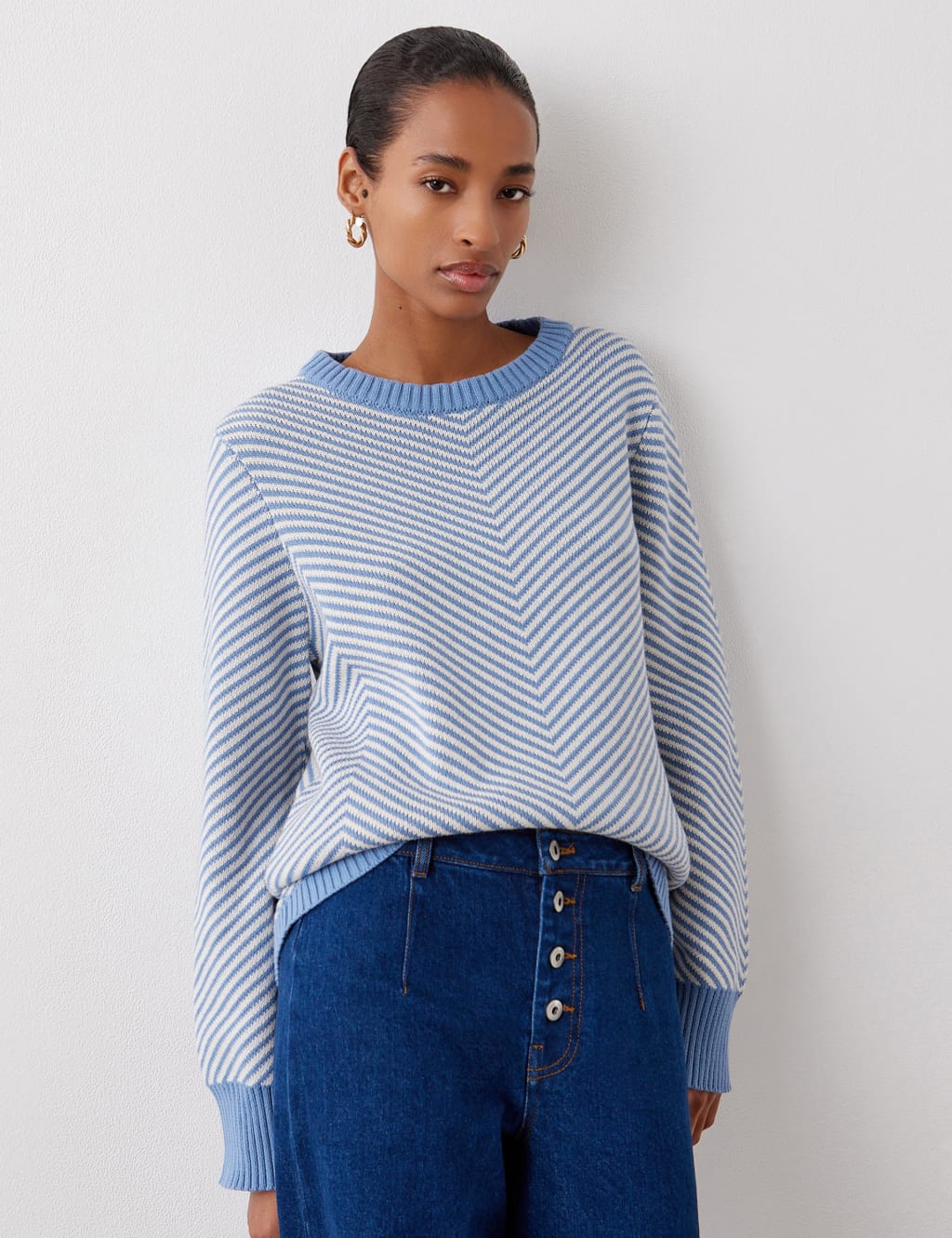 Cotton Rich Chevron Jumper