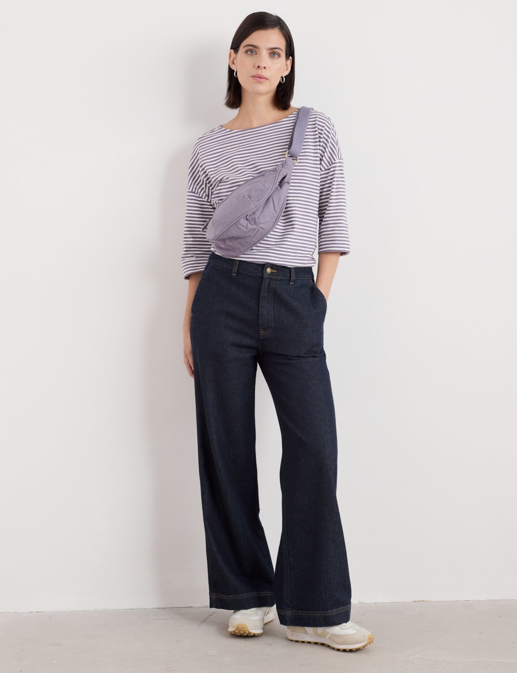 Pure Cotton Striped Top