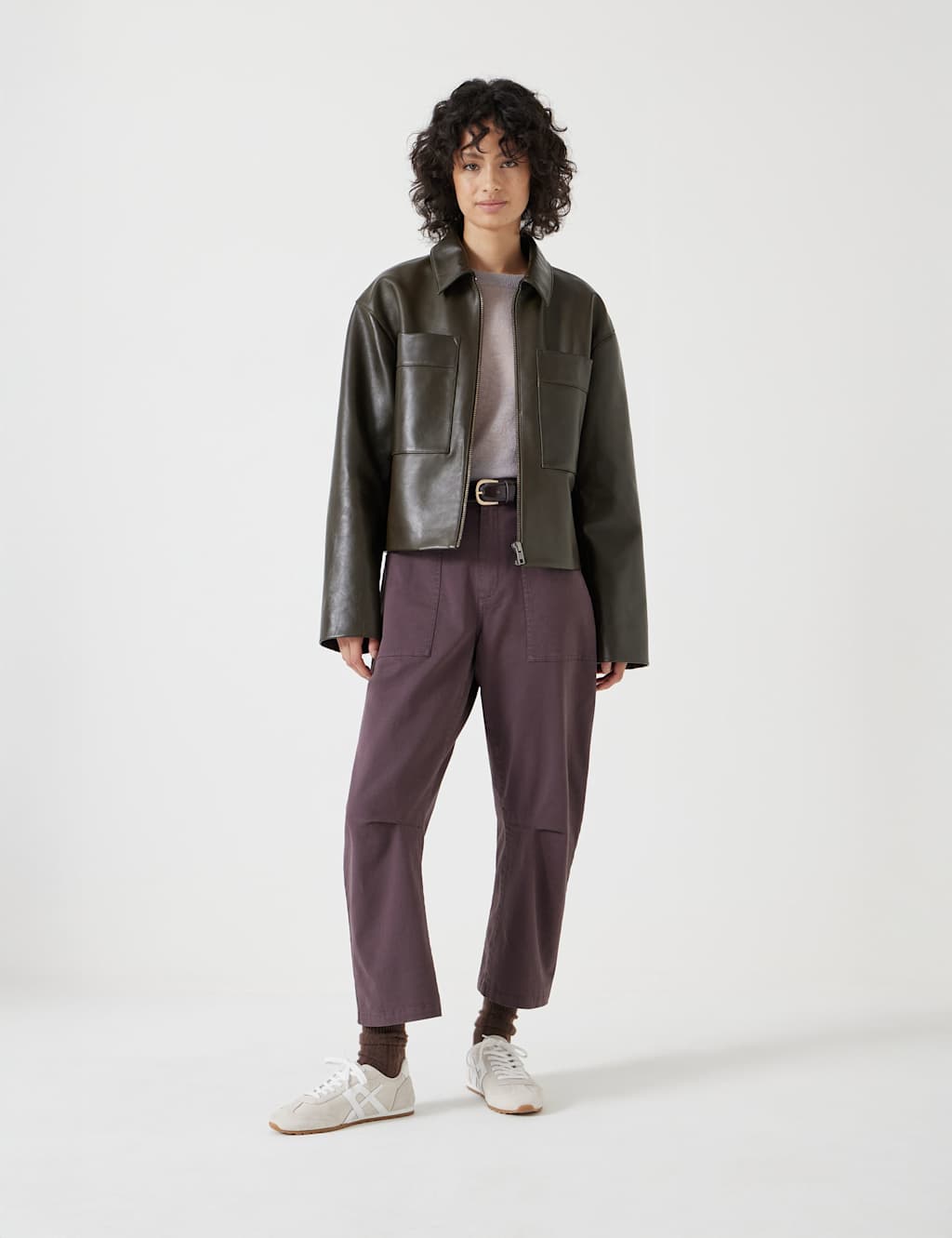 Cordi Cotton Rich Barrel Leg Trousers