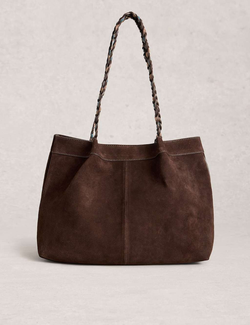 White Stuff Leather Tote Bag Brown