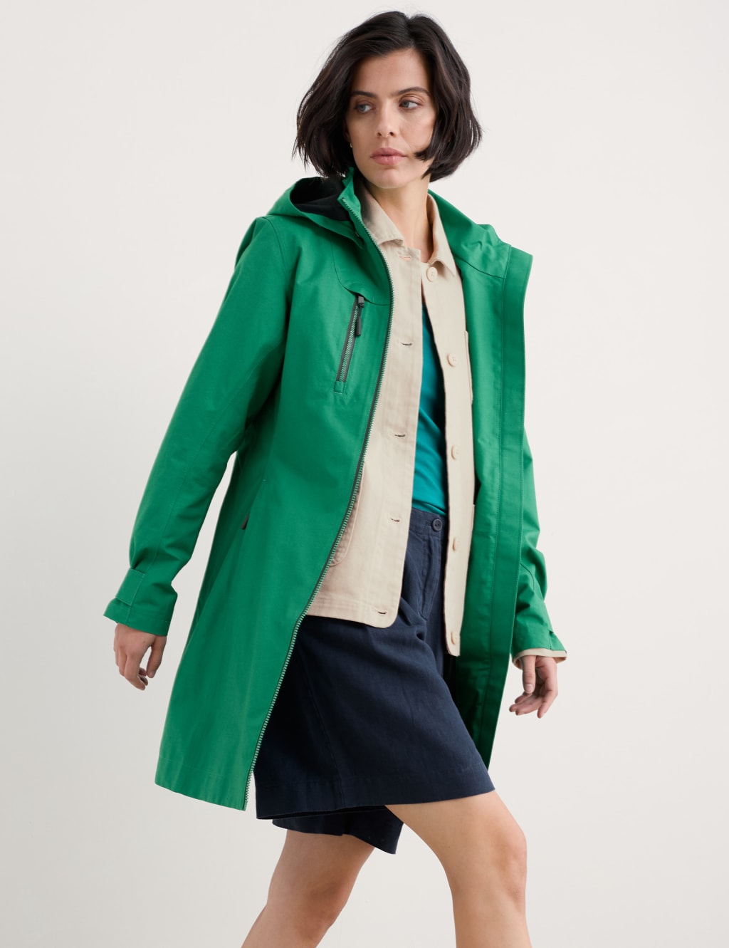Cotton Rich Longline Raincoat