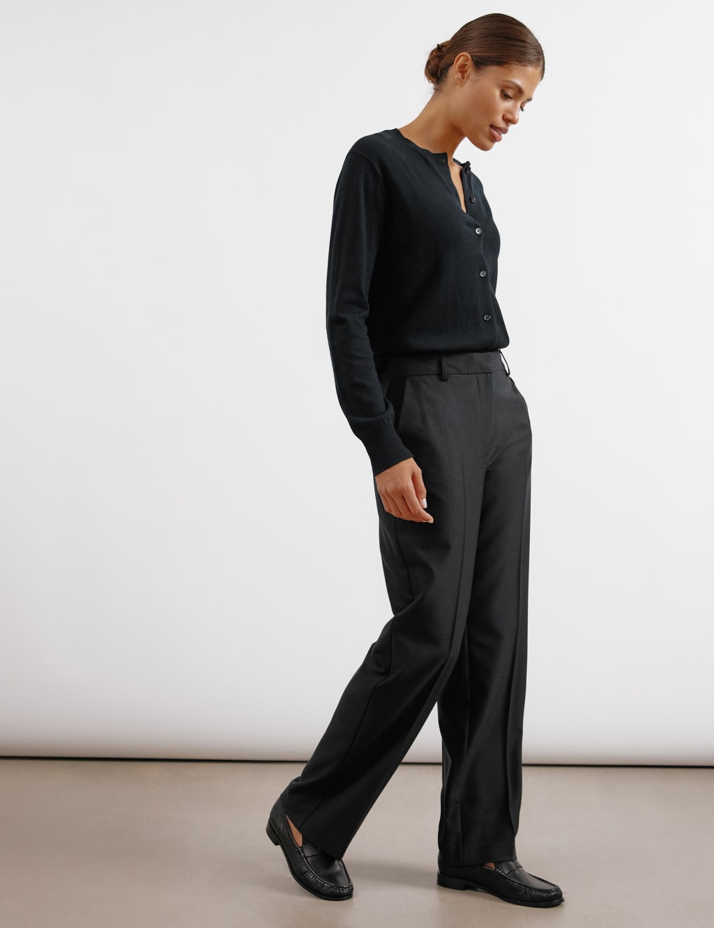 Tailored Straight Leg Trousers