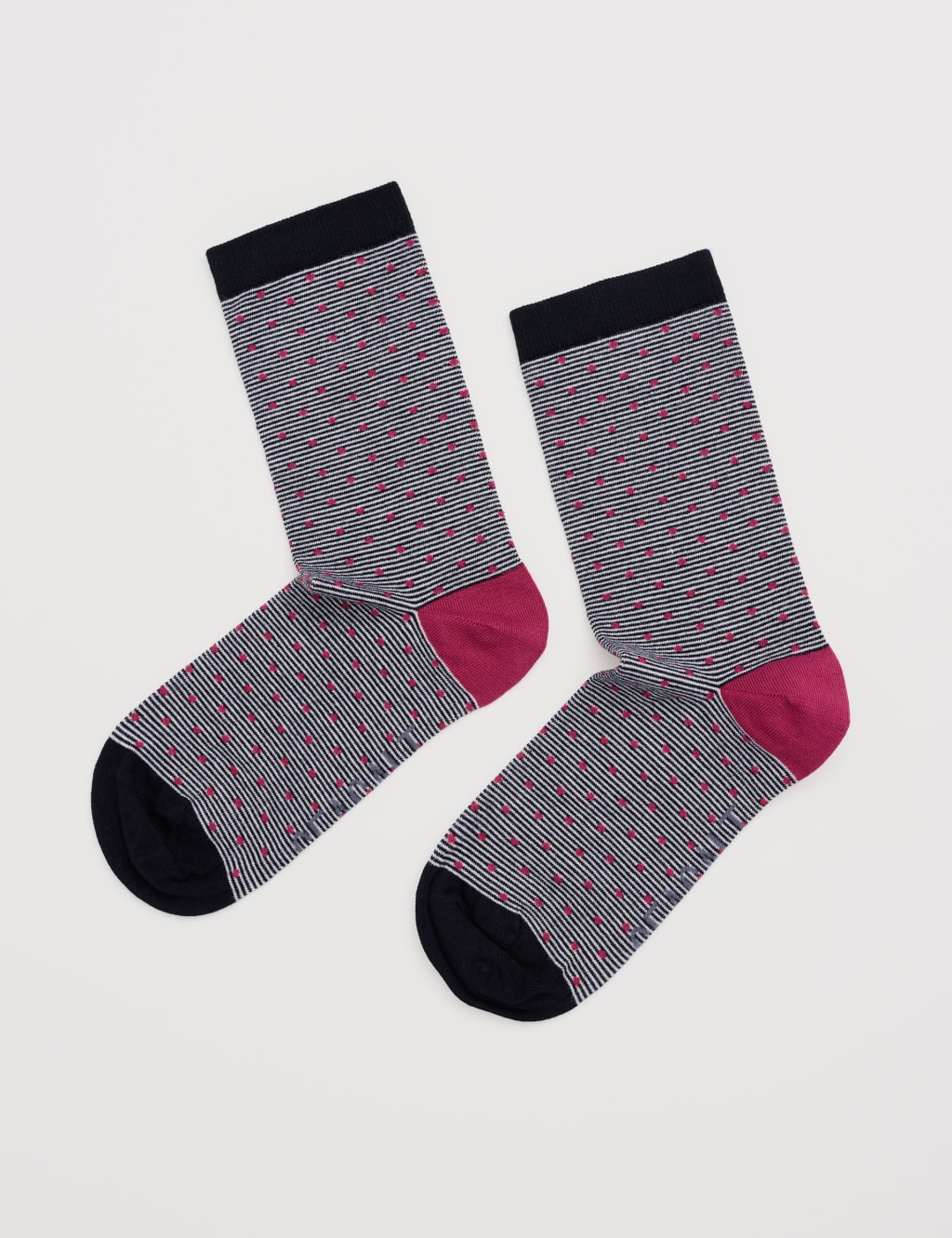 Striped Ankle High Socks