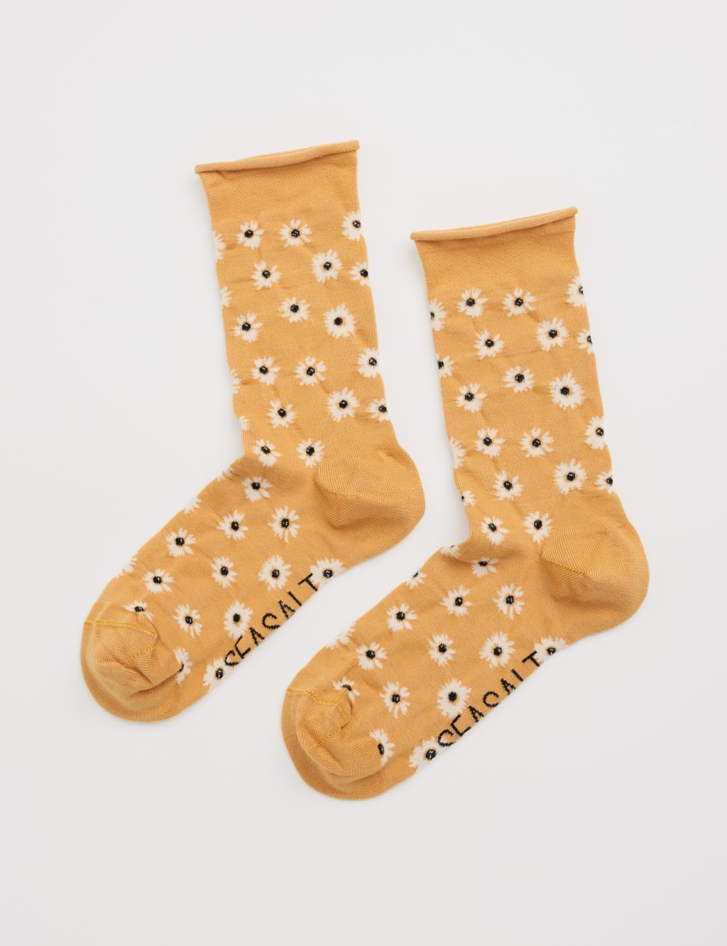 Floral Ankle High Socks
