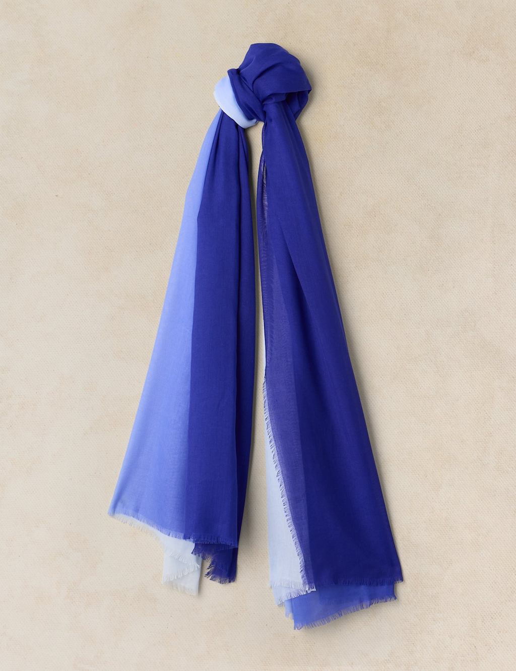 White Stuff Women's Ombre Oversized Scarf - Blue - Available at M&S
