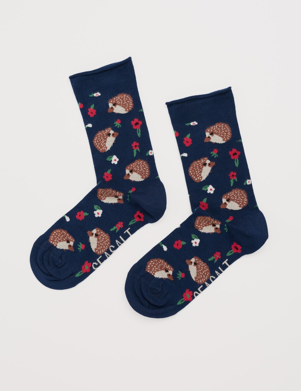Patterned Ankle-High Socks
