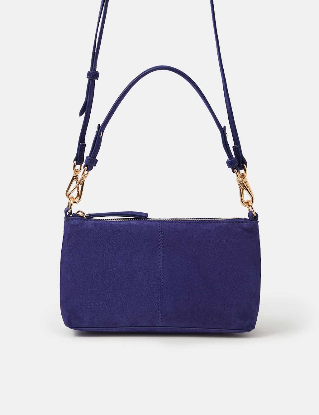 Accessorize Women's Leather Cross Body Bag - Cobalt - Available at M&S