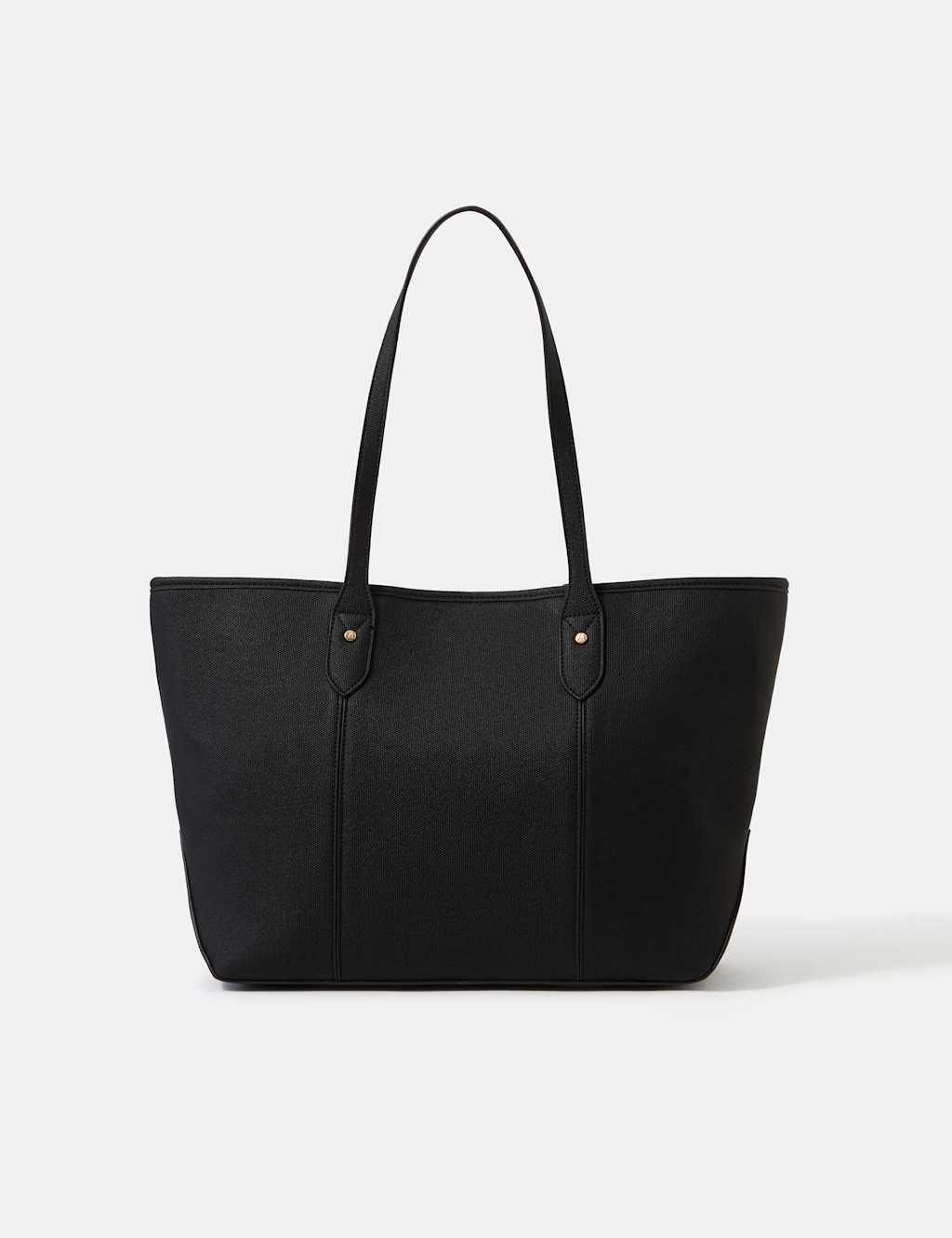 Accessorize Women's Faux Leather Tote Bag - Black - Available at M&S