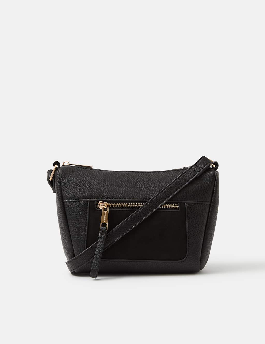 Accessorize Women's Faux Leather Cross Body Bag - Black - Available at M&S