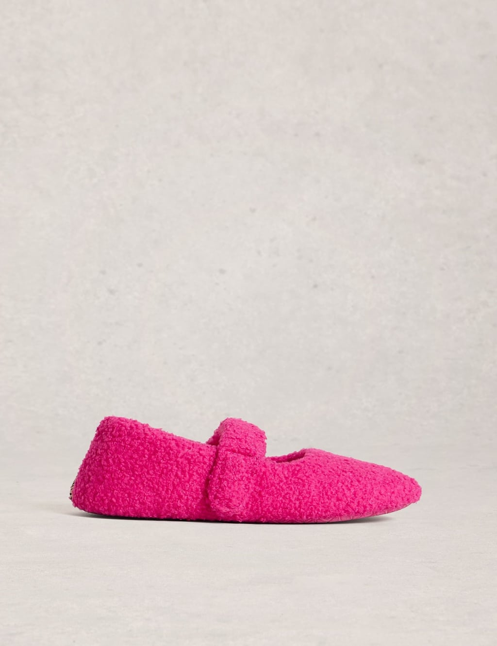 White Stuff Borg Mary Jane Slippers Pink