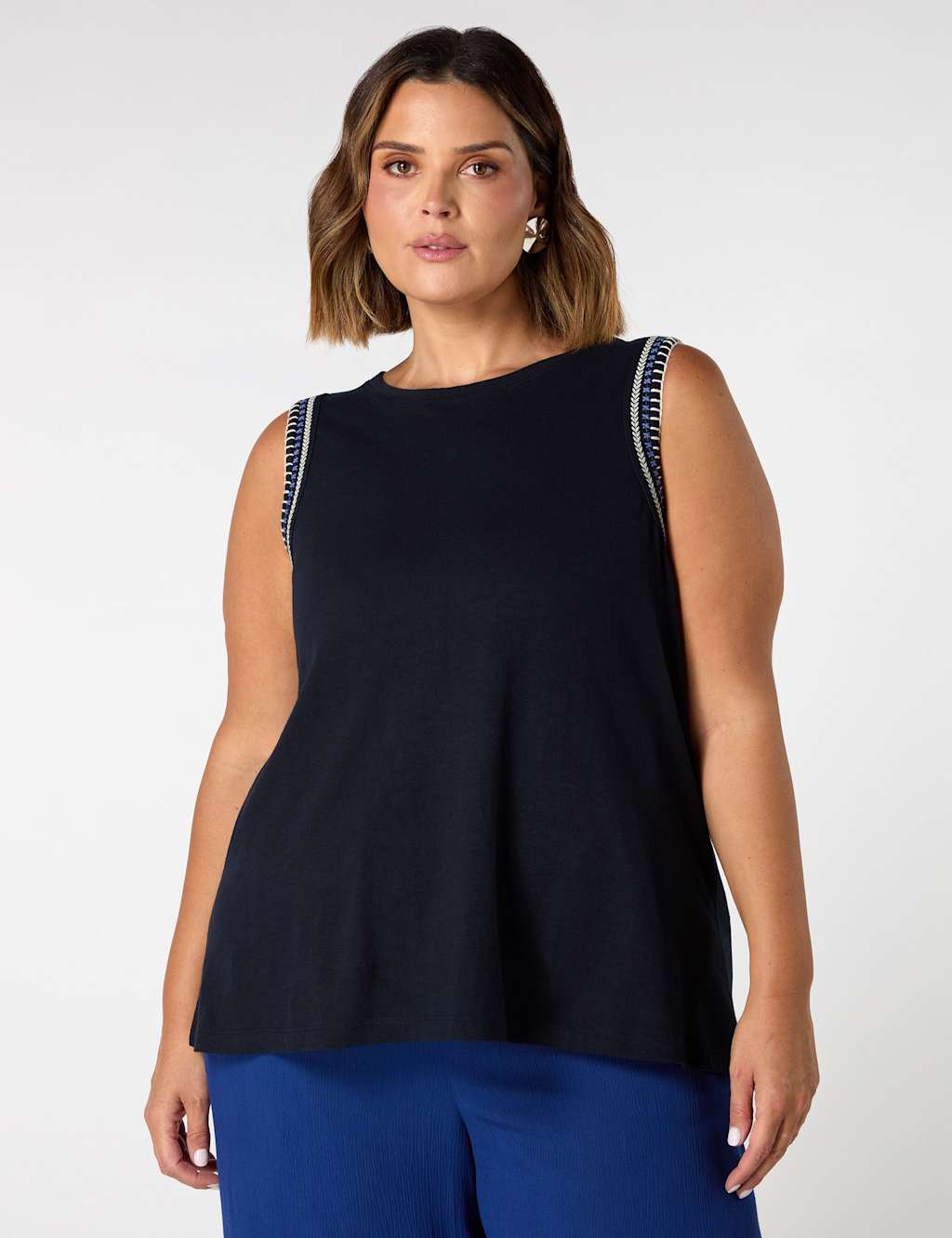 Jersey Embroidered Vest