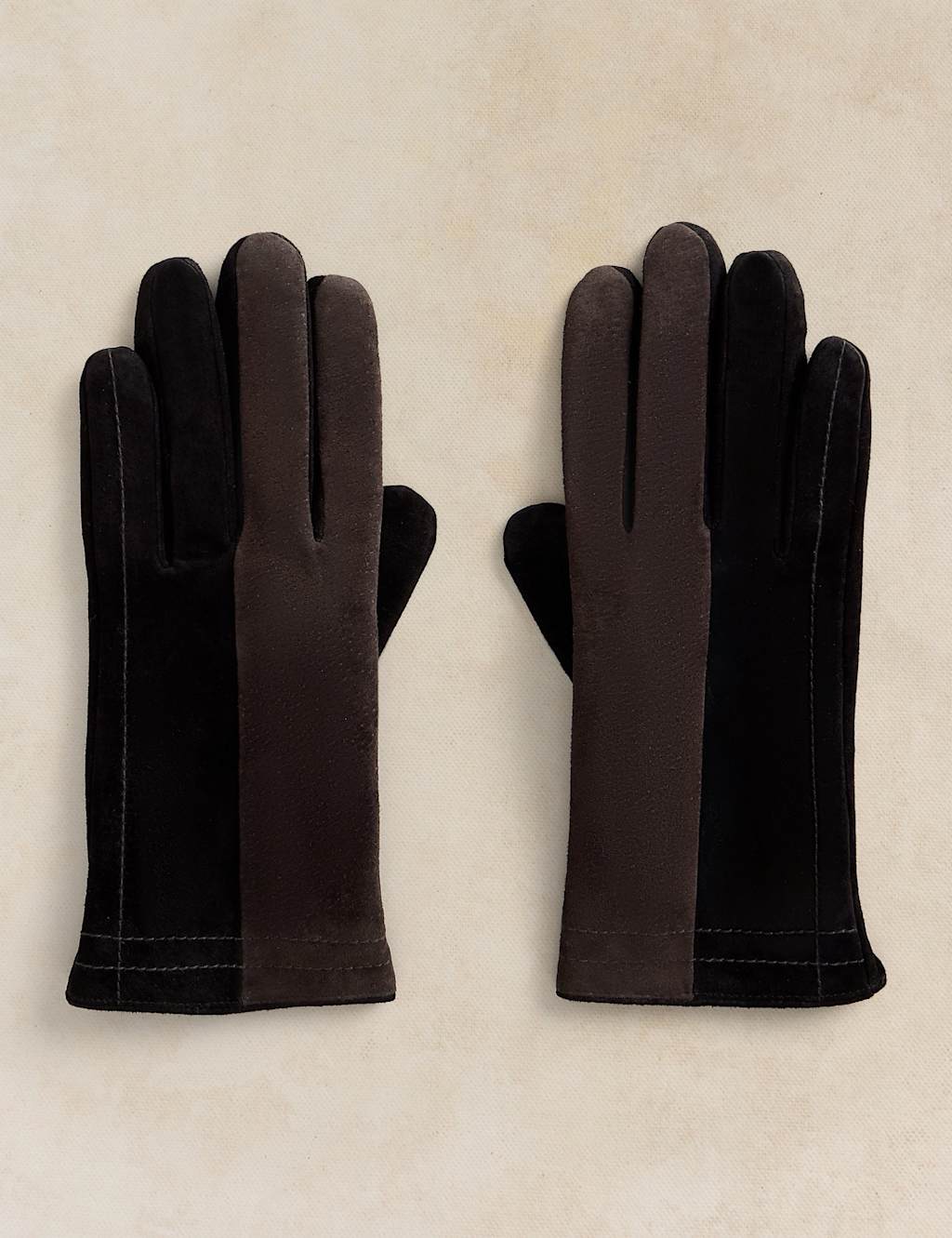 White Stuff Women's Rachel Suede Gloves - Small-Medium - Grey - Available at M&S