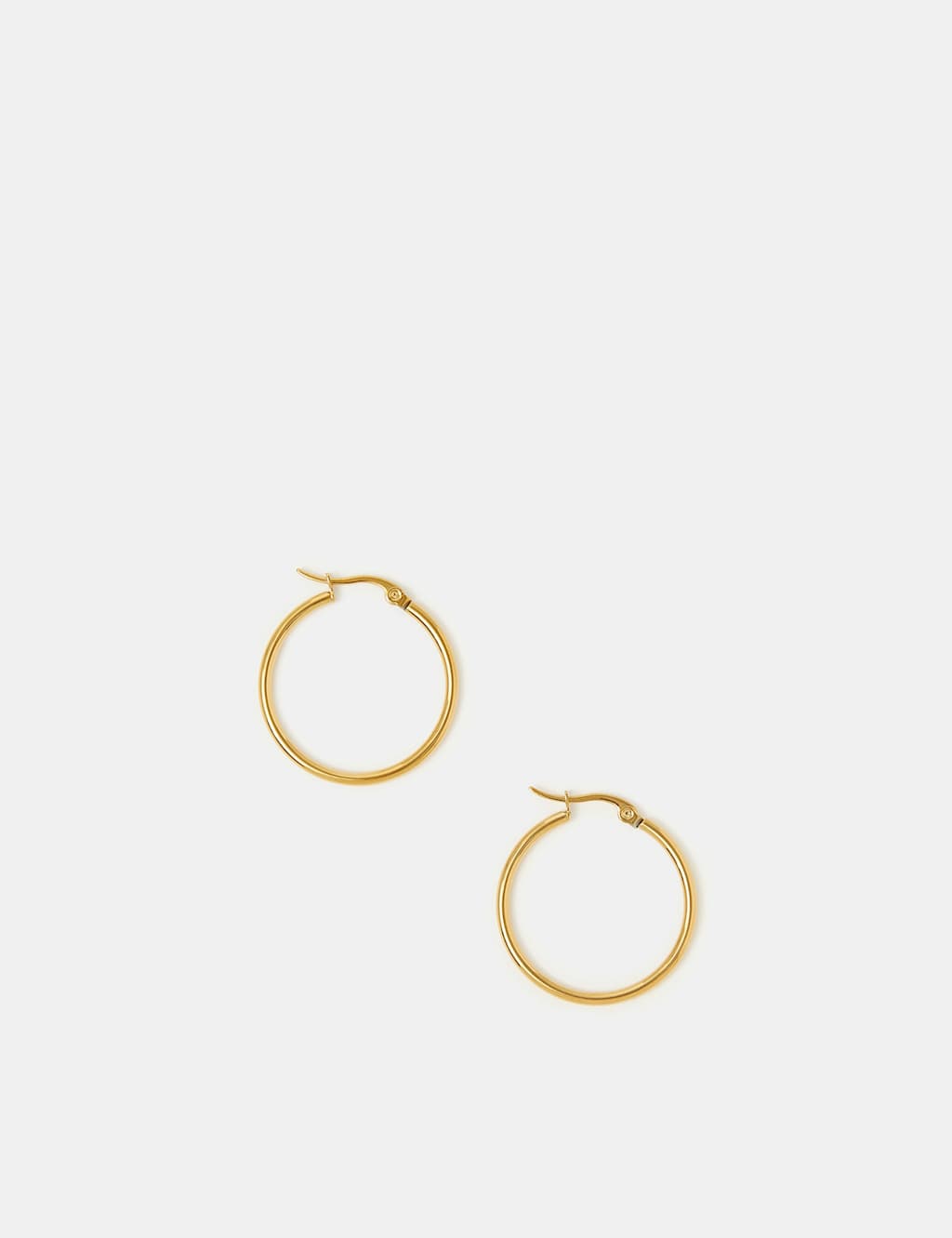 Accessorize Women's Gold Tone Hoop Earrings - Available at M&S