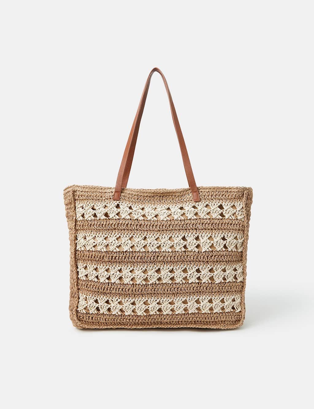 Woven Raffia Shopper