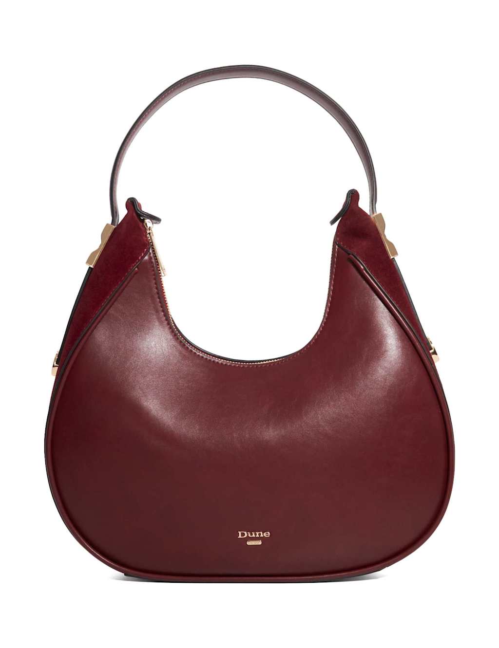 Dune London Scoop Shoulder Bag Burgundy