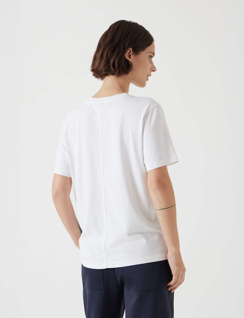 Hush Women's Pure Cotton T-Shirt - XS-S - White - Available at M&S