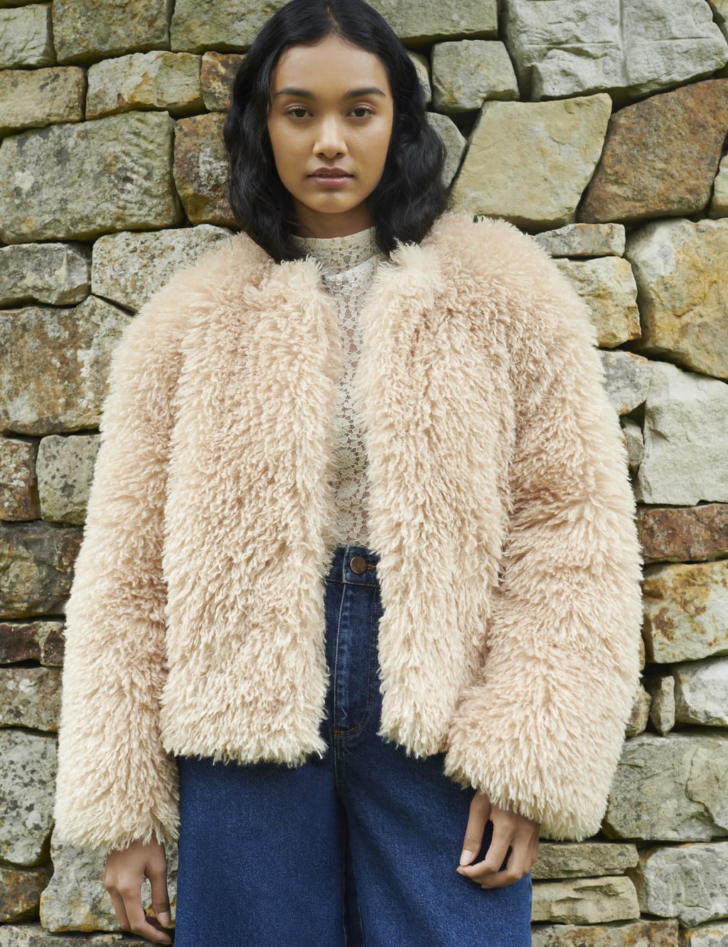 Women s Faux Fur Coats at M S