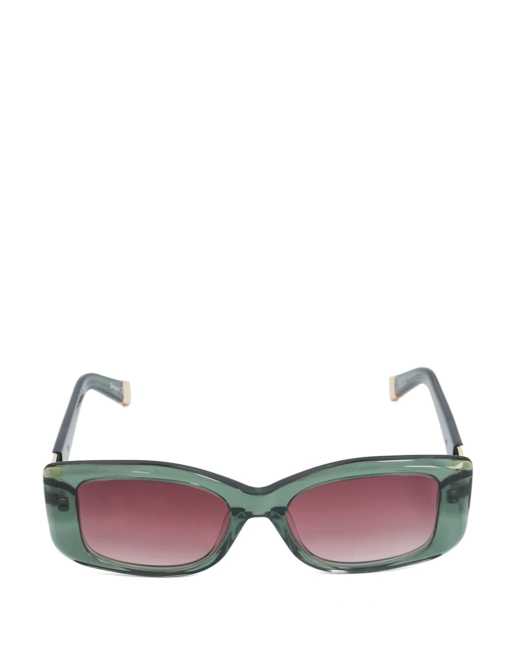 Dune London Women's Rectangle Sunglasses - Green - Available at M&S