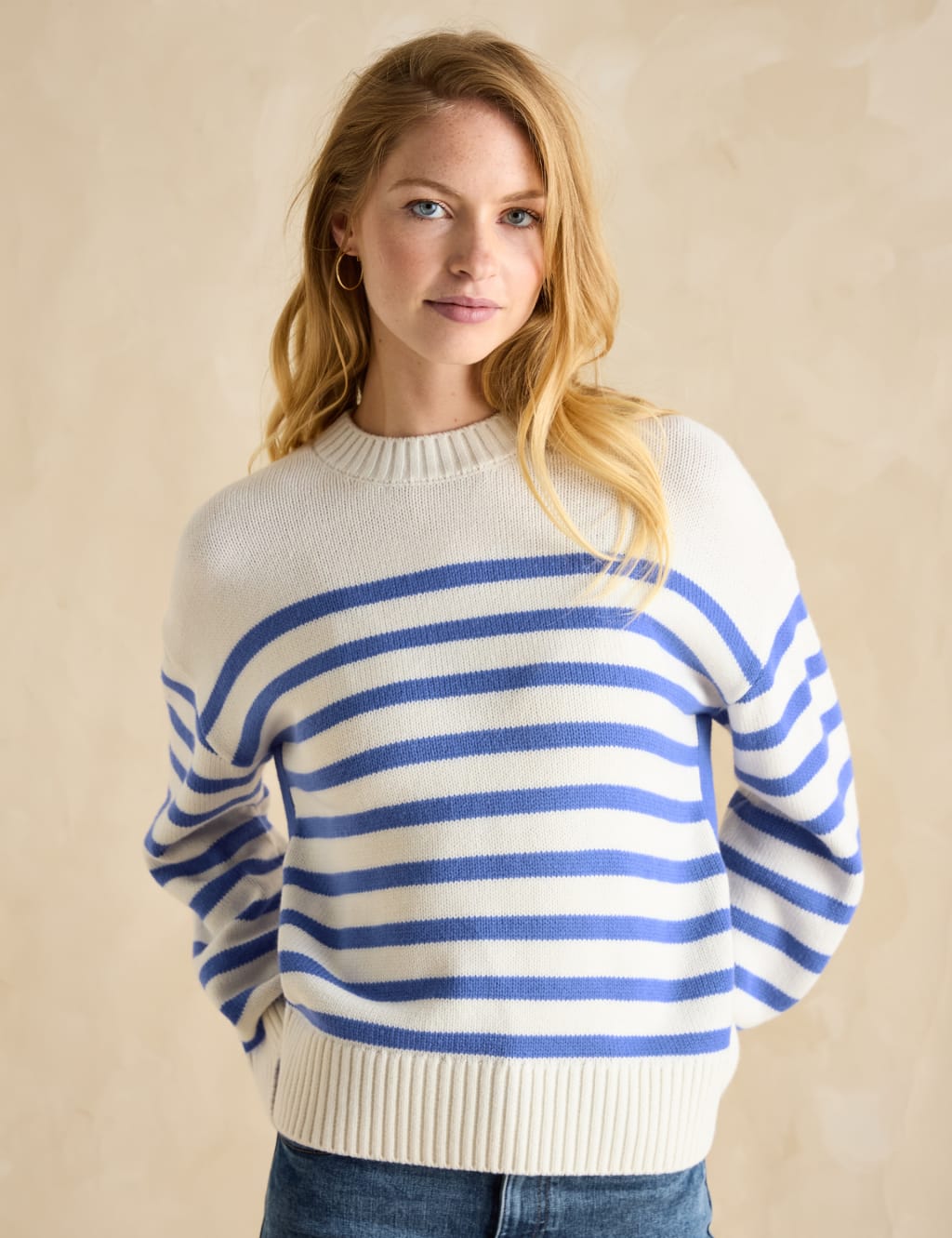 Striped Jumper with Wool