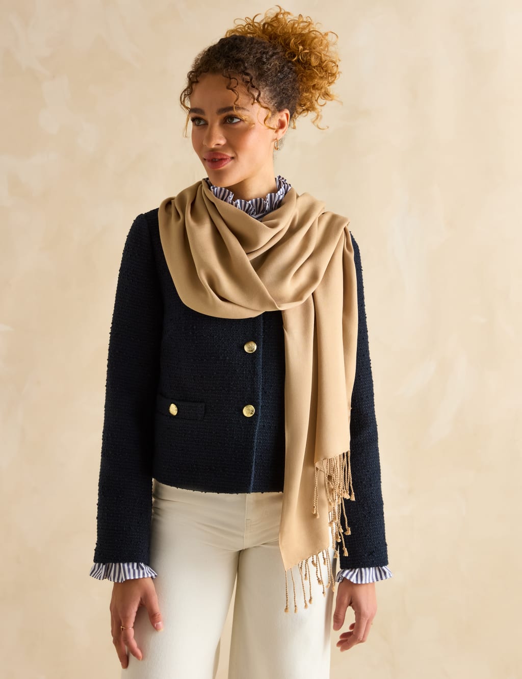 Pure Modal Tassel Scarf