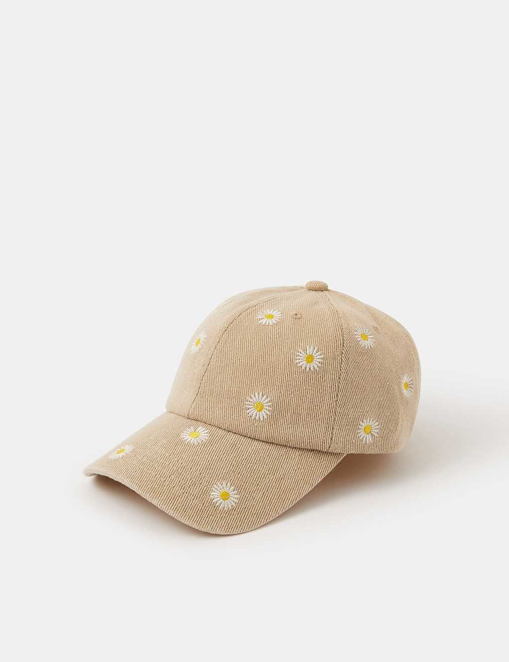 Accessorize Women's Pure Cotton Floral Baseball Cap - Natural - Available at M&S