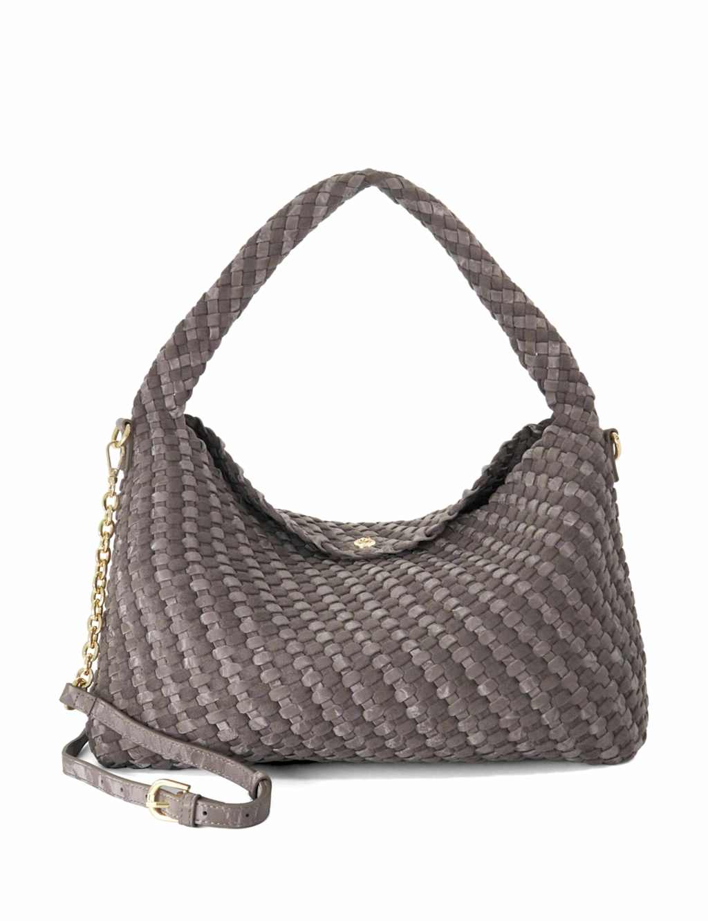 Dune London Women's Woven Shoulder Bag - Grey - Available at M&S