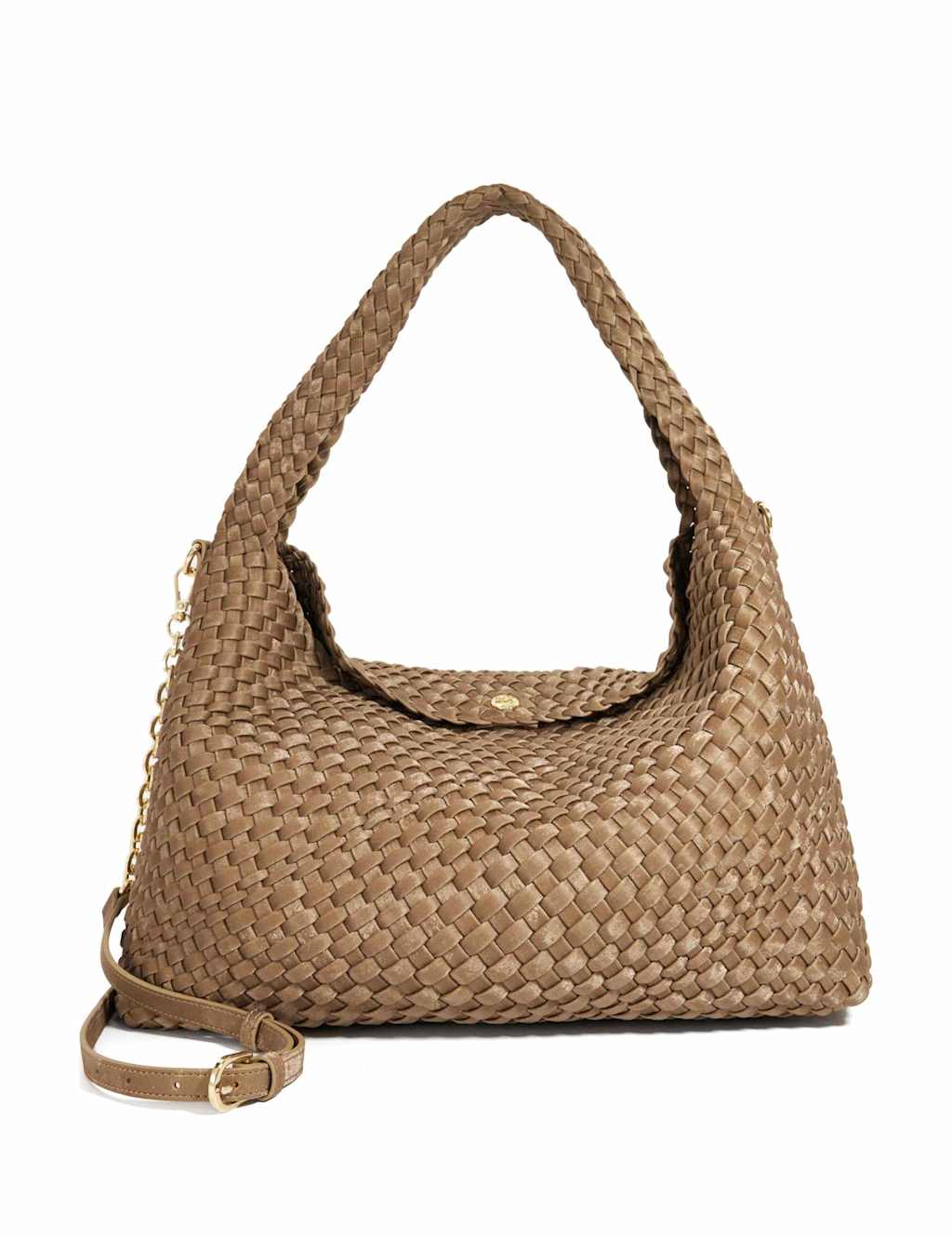 Dune London Woven Shoulder Bag Bronze