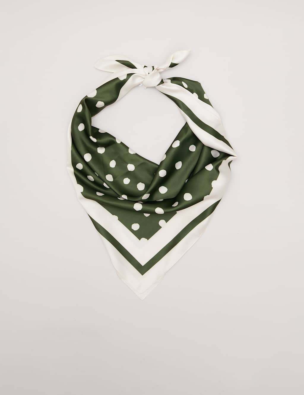 Phase Eight Women's Polka Dot Scarf - Dark Green Mix - Available at M&S