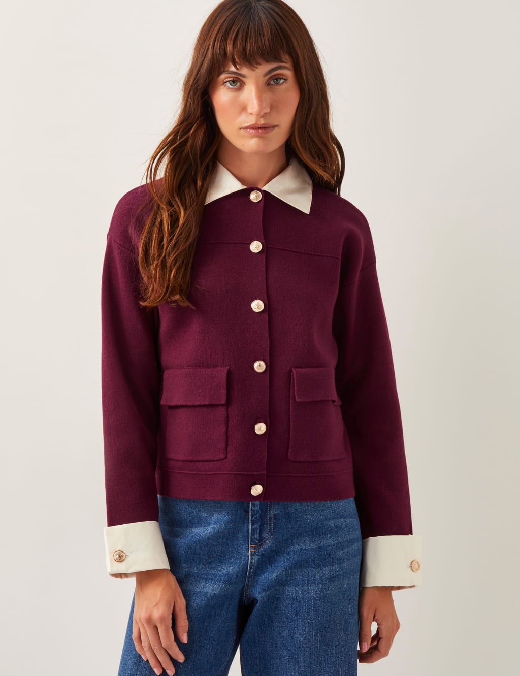 Knitted Single Breasted Blazer