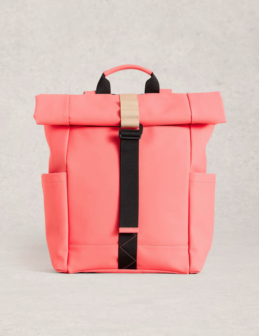 White Stuff Women's Rubberised Backpack - Pink - Available at M&S