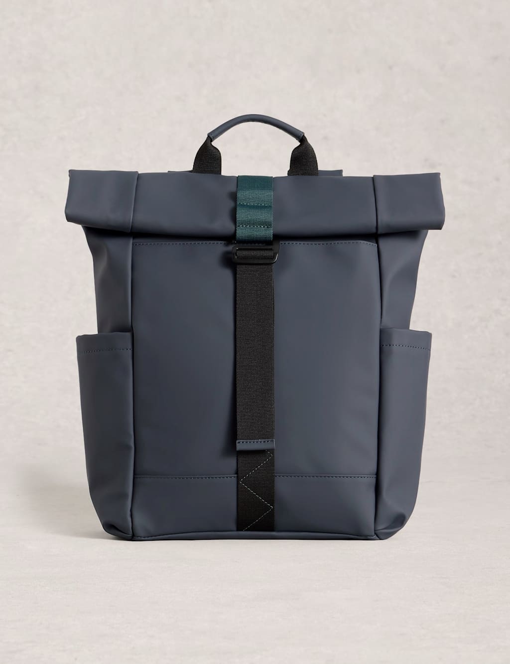 White Stuff Women's Rubberised Backpack - Navy - Available at M&S