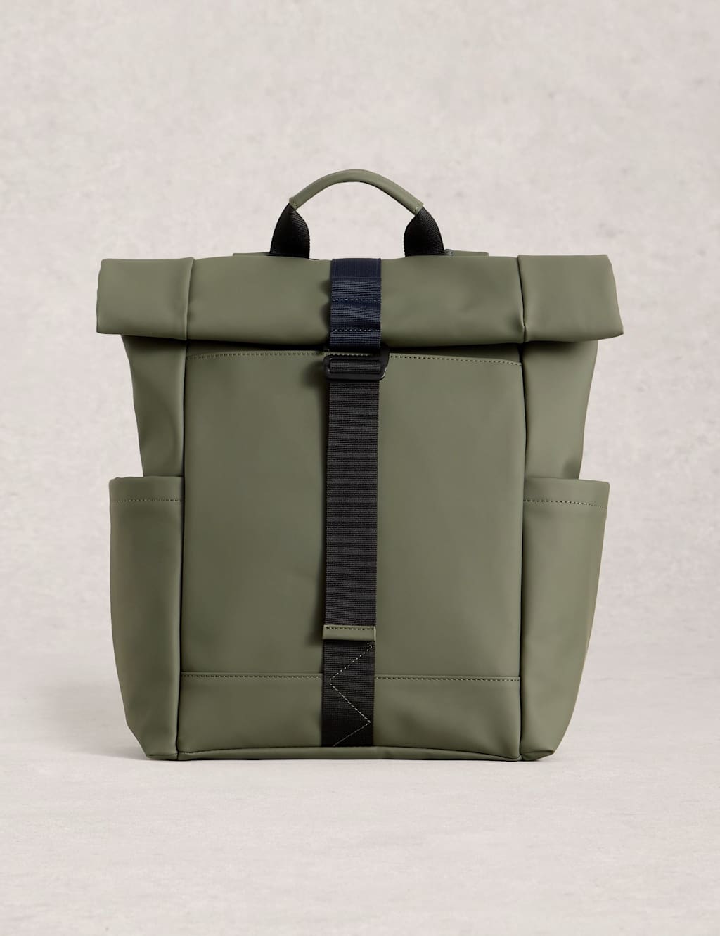White Stuff Women's Rubberised Backpack - Green - Available at M&S