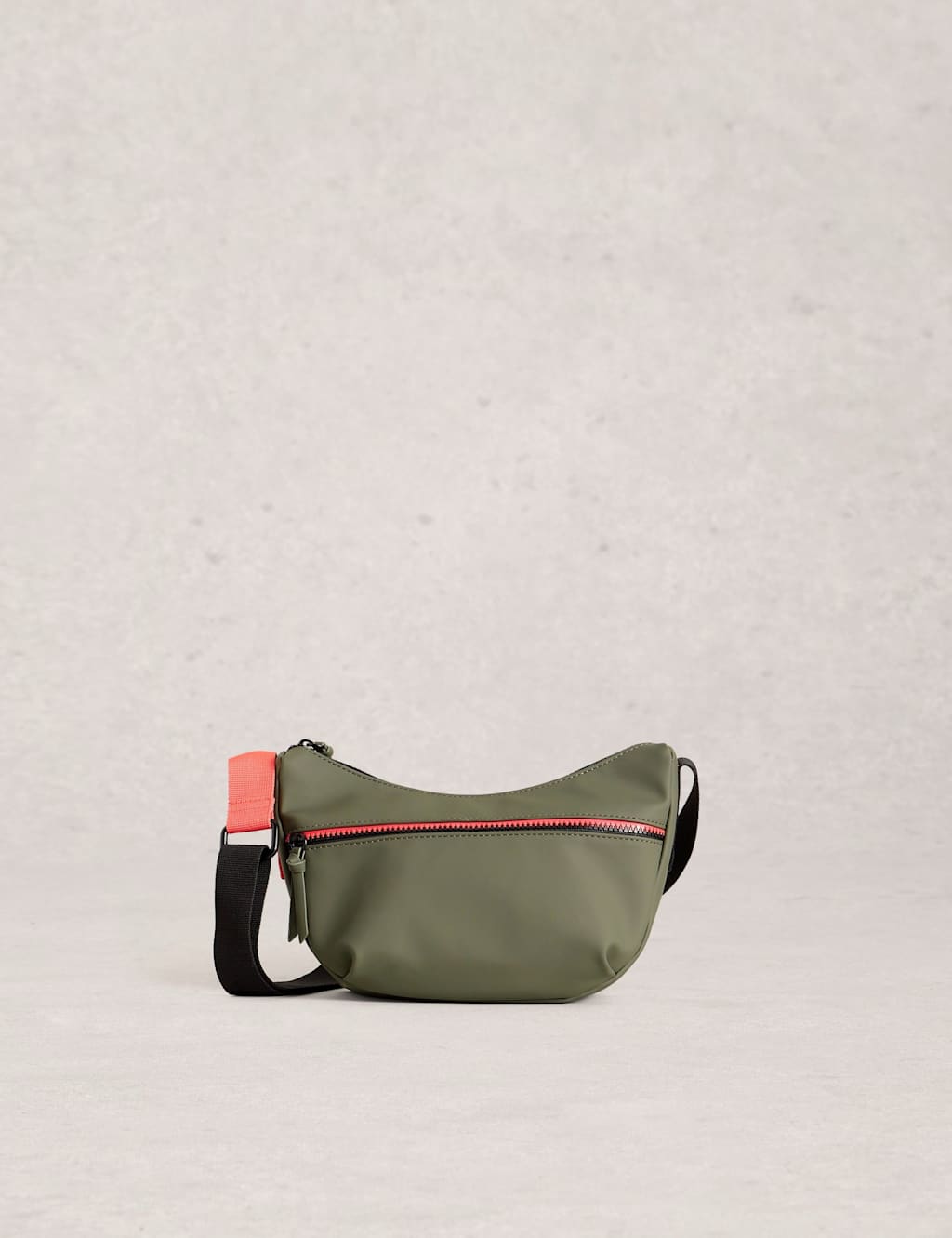 White Stuff Women's Rubberised Cross Body Bag - Green - Available at M&S