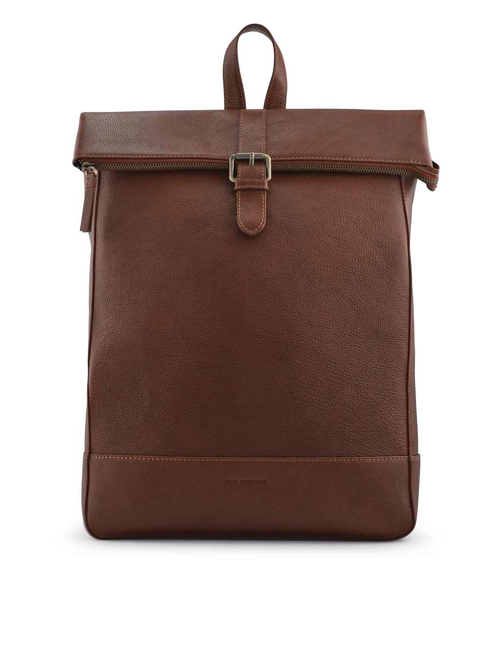 Jones Bootmaker Leather Roll-top Backpack Tan