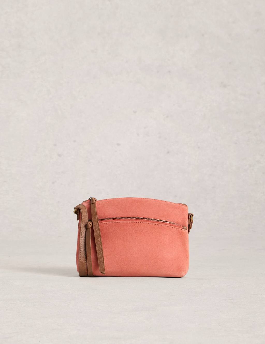 White Stuff Women's Suede Crossbody Bag - Pink - Available at M&S